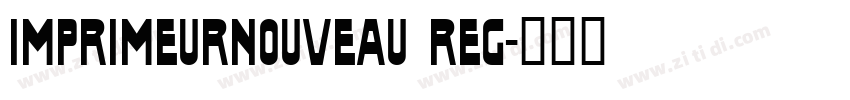 ImprimeurNouveau Reg字体转换